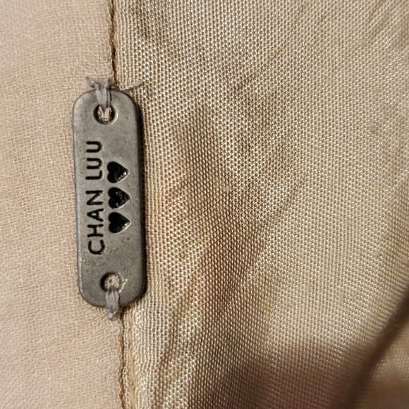 Chan Luu Doeskin Mix Embroidered Mini Skirt Size XS - Picture 7 of 11